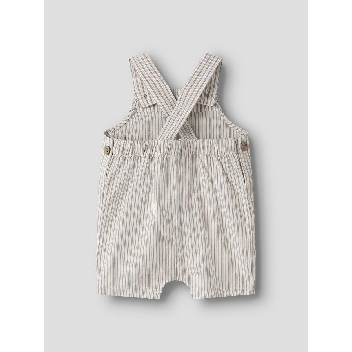 Lil'Atelier Coconut Milk Coca Mocha Nbmhelo Loose Short Overall Lil