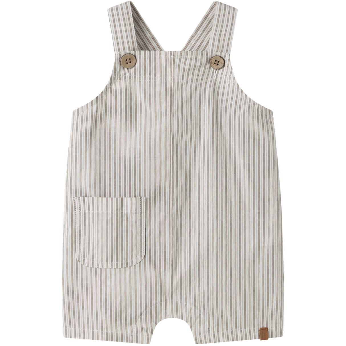 Lil'Atelier Coconut Milk Coca Mocha Nbmhelo Loose Short Overall Lil