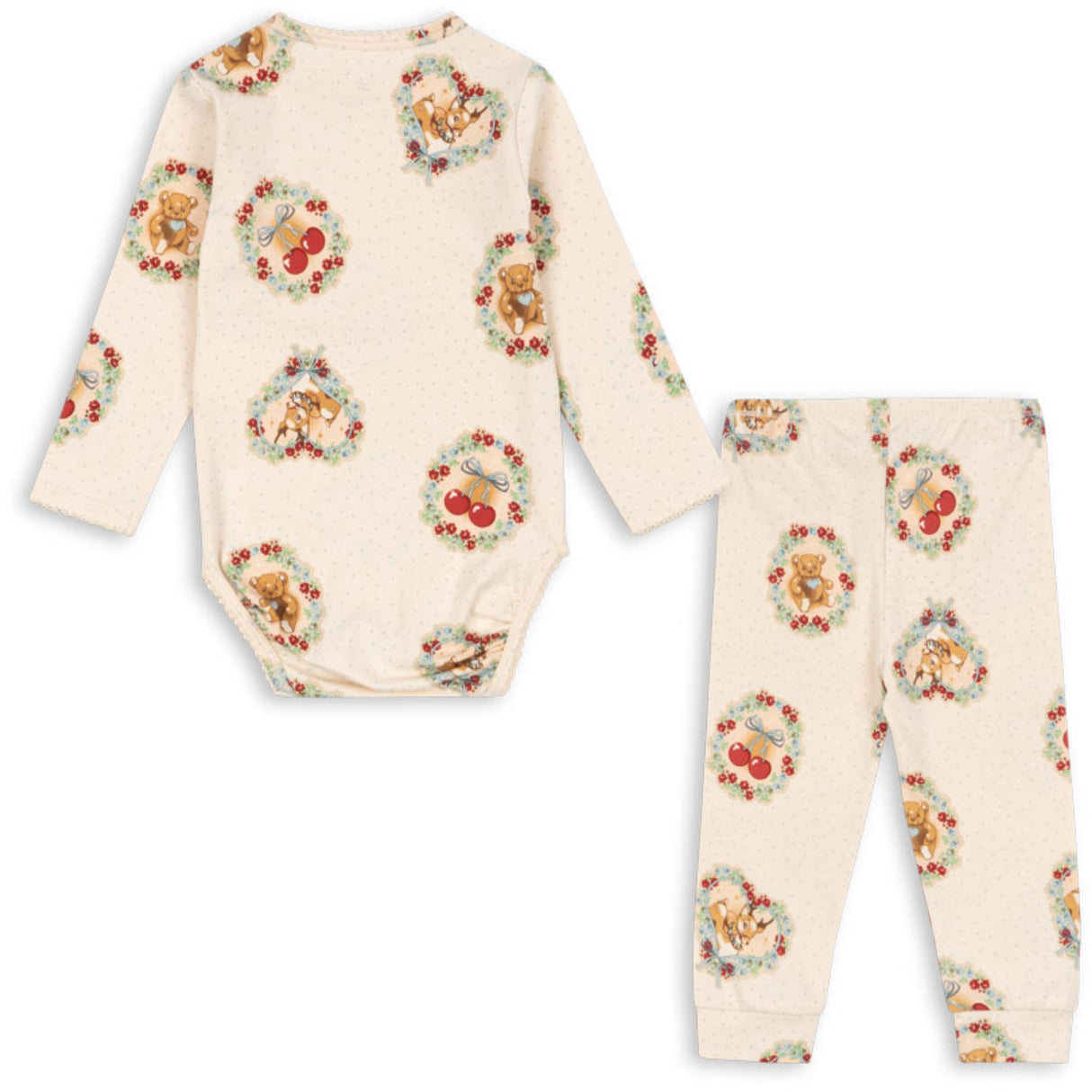 Konges Sløjd Deer Diary Basic Body/Pants Set Gots