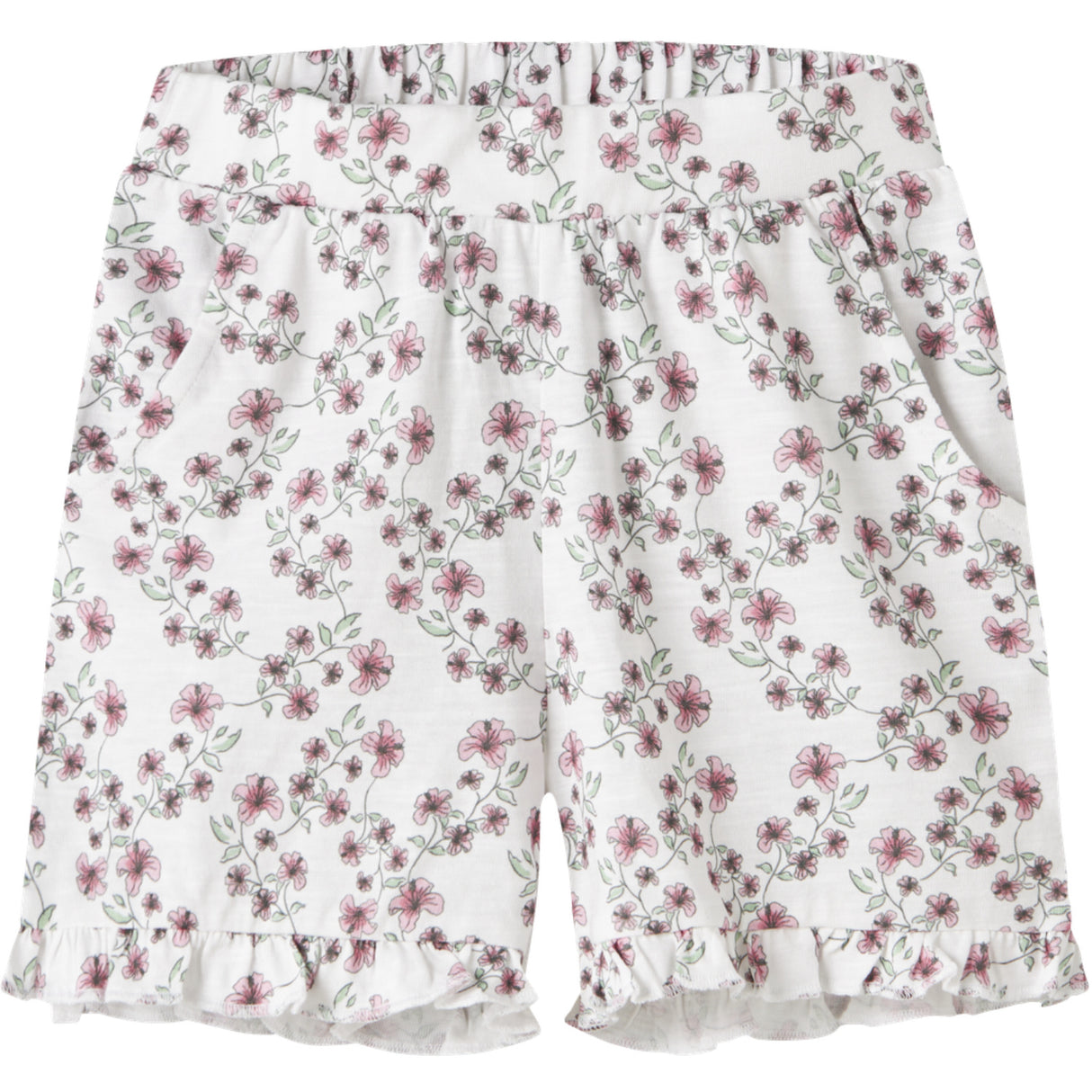 Name It Bright White Nmfhailedo Shorts