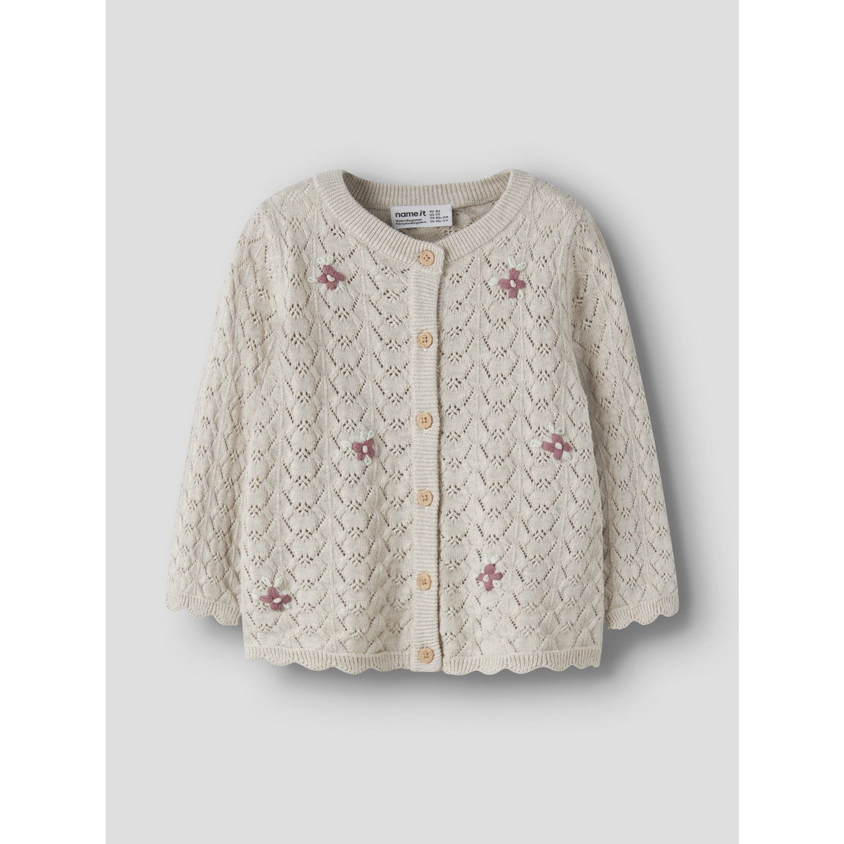 Name It Peyote Melange Nmfhimali Ls Knit Card