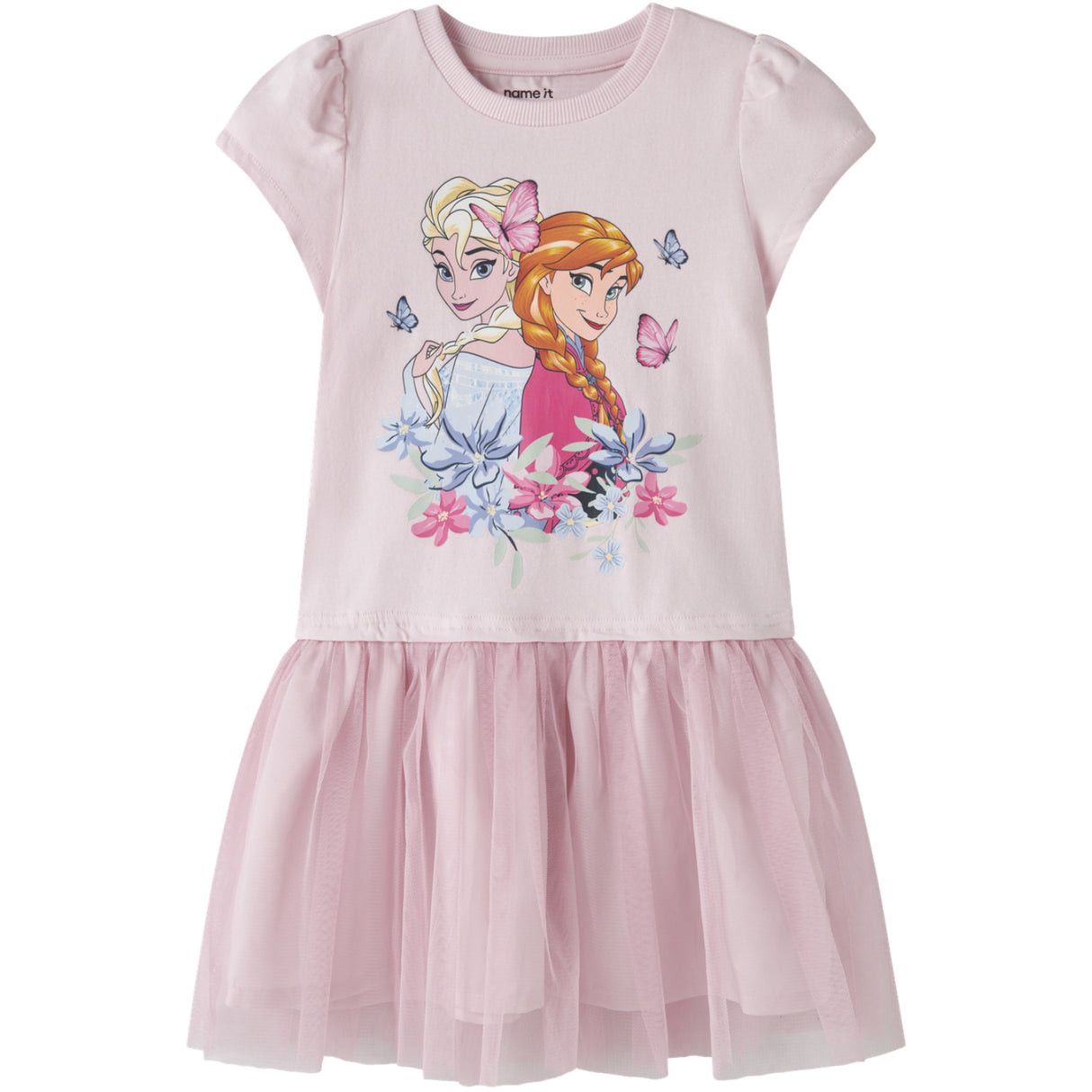 Name It Cradle Pink Nmfmemma Frozen Ss Tulle Dress Wdi