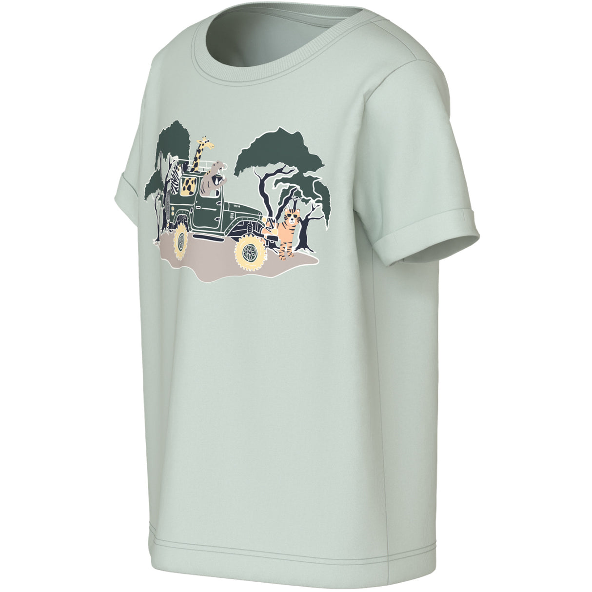 Name It Pale Aqua Drive Nmmvux Ss Top