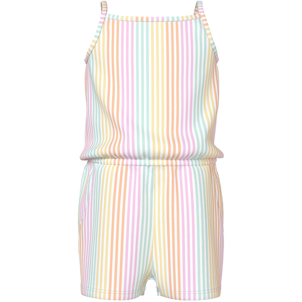 Name It Bright White Cool Stripe Nmfvigga Strap Suit