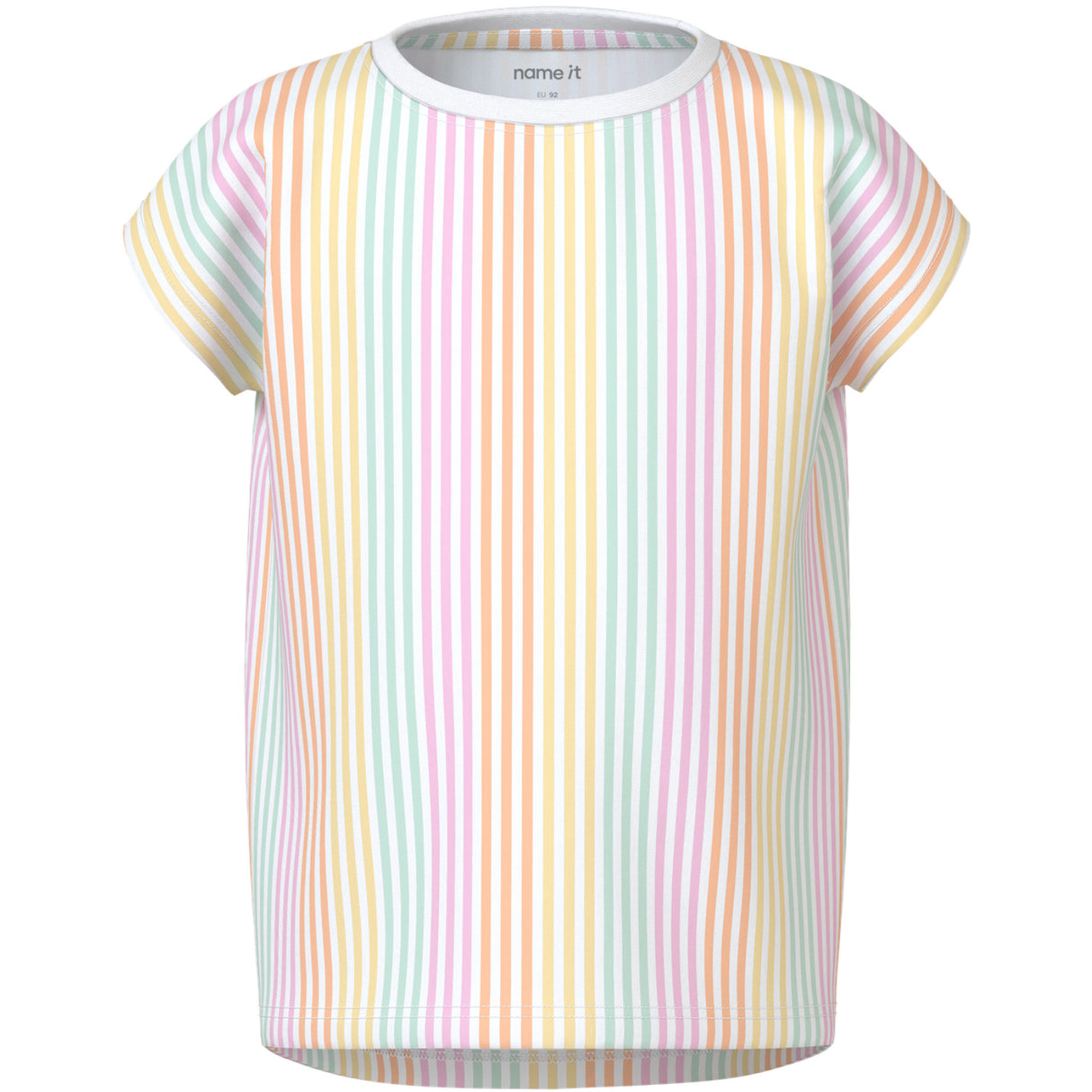 Name It Bright White Cool Stripe Nmfvigga Capsl Top
