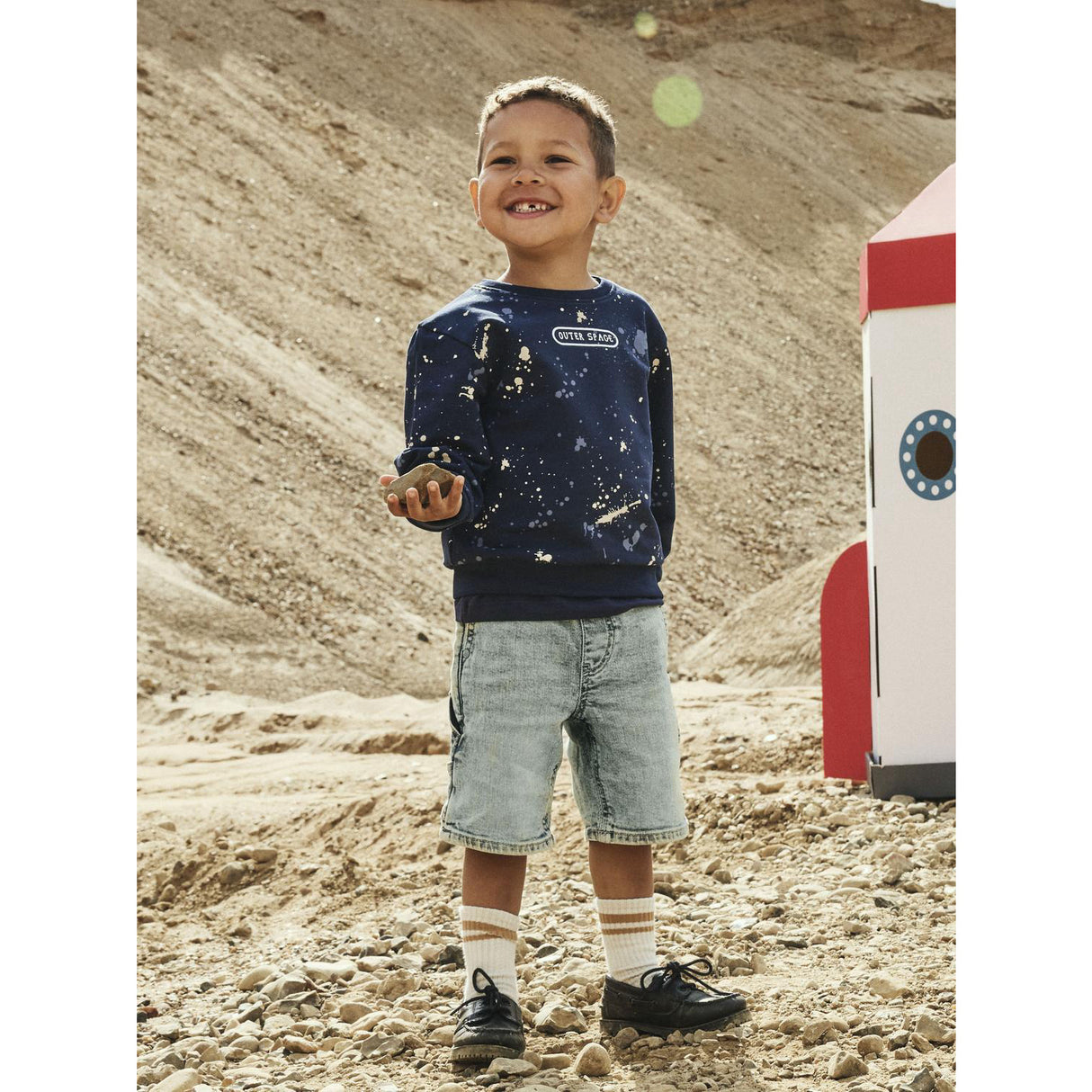 Name It Vintage Medium Blue Denim Nmmben Loose Dnm Bermuda 8620-Bc Noos