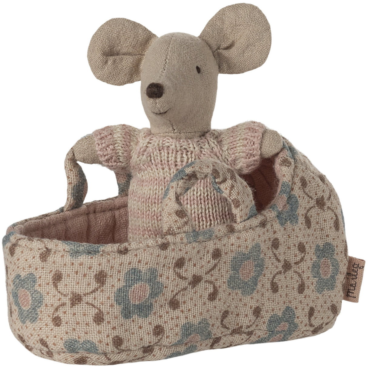 Maileg Babymus I Babylift - Rosa