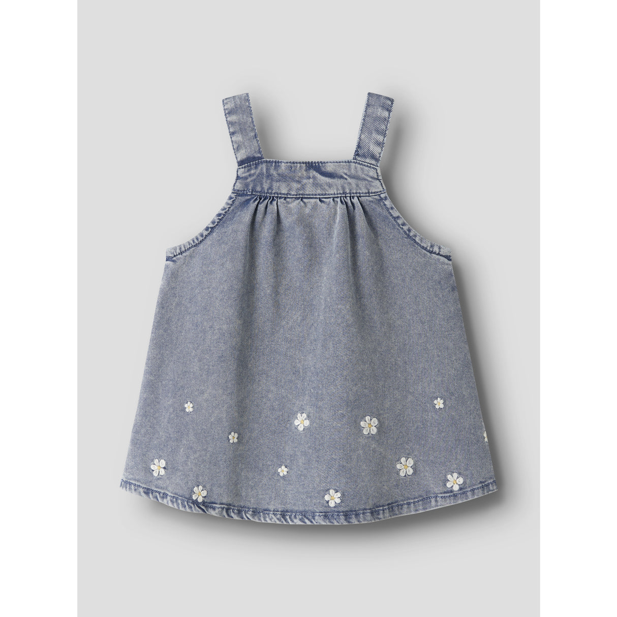 Name It Light Blue Denim Emb Nbfflora Dnm Emb Dress 2017-Yb H