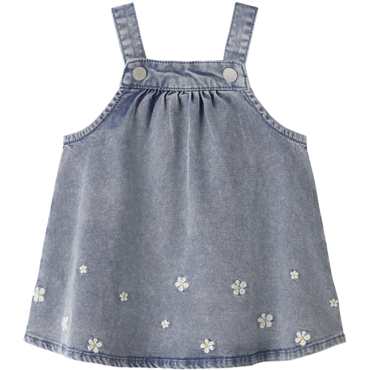 Name It Light Blue Denim Emb Nbfflora Dnm Emb Dress 2017-Yb H