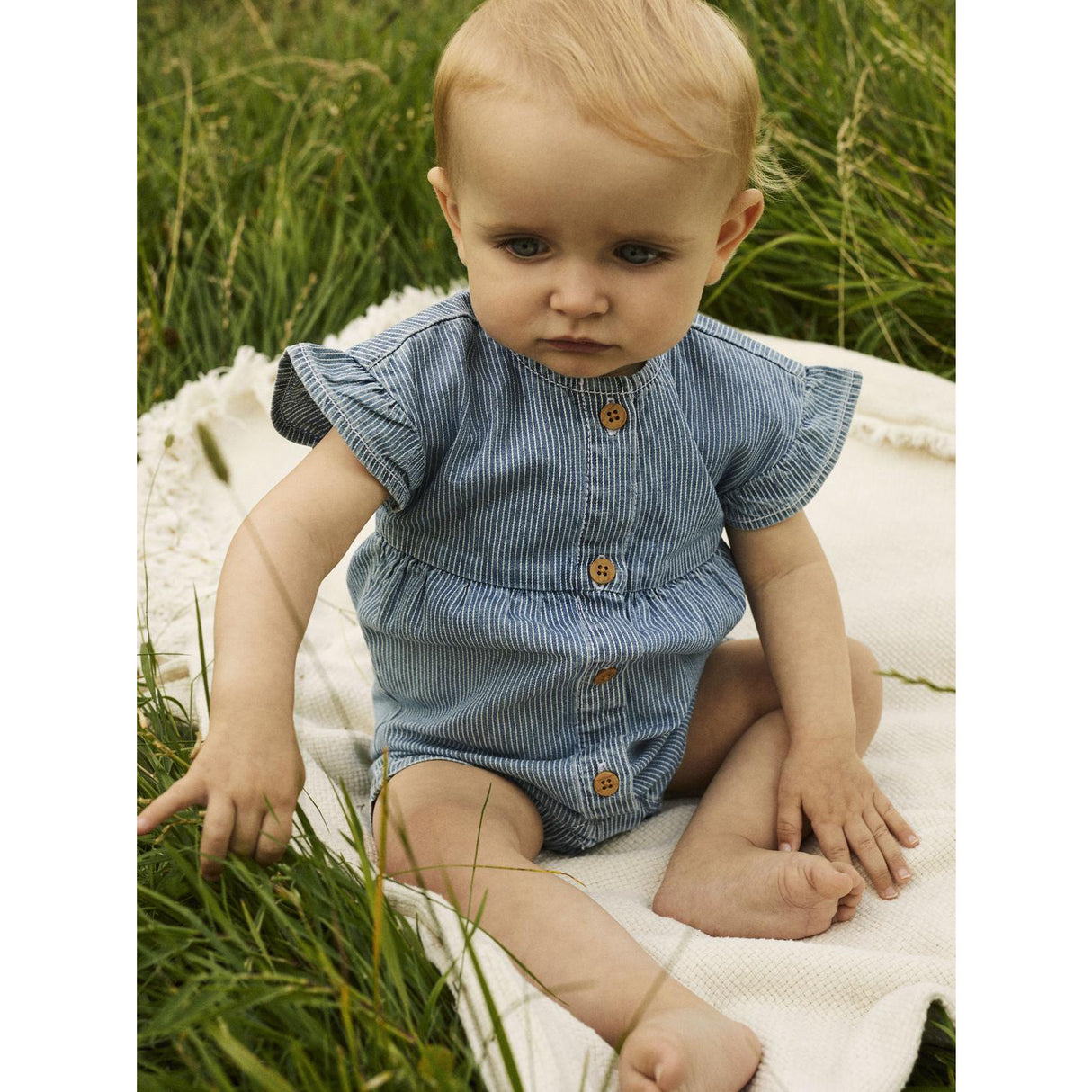 Name It Medium Blue Denim Nbfjade Dnm Short Suit 3815-Ip J