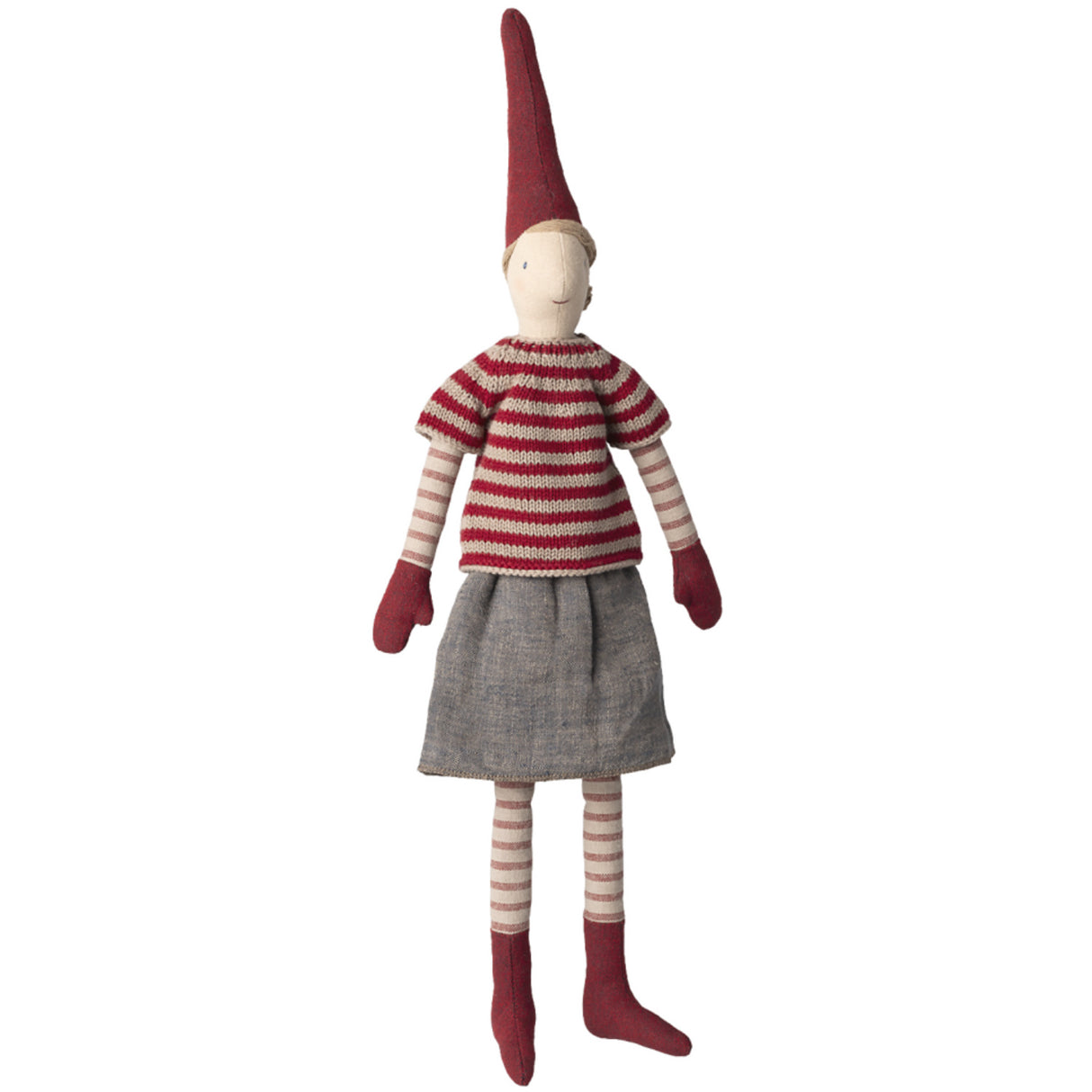 Maileg Pixy, Størrelse 3 - Pige - Skirt And Strikket Sweater