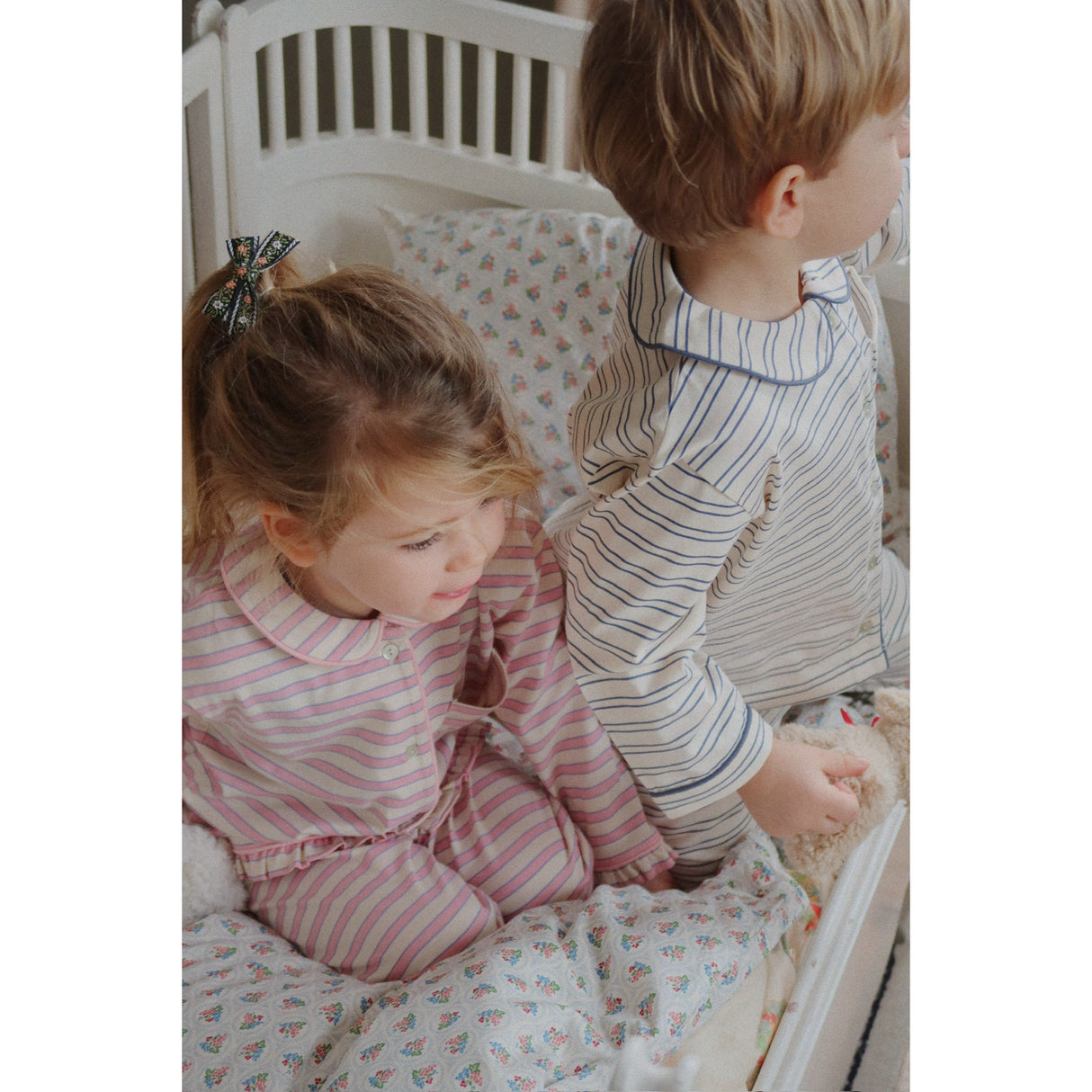 Konges Sløjd Indigo Butter Stripe Pio Set Gots