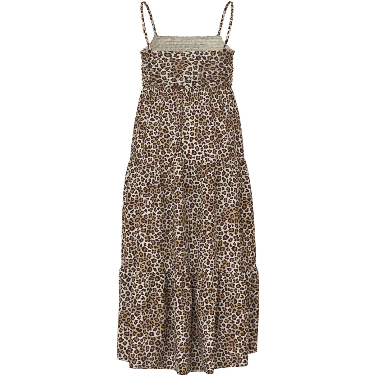 Name It Turtledove Leopard Nkfvinaya Strap Maxi Dress