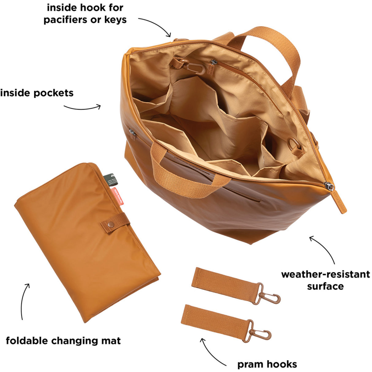 DonebyDeer Mustard Chancing Backpack