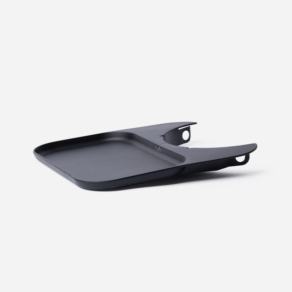 KAOS Charcoal Black Klapp High Chair Recycled With KLAPP® Safety Rail & Tray Bundle