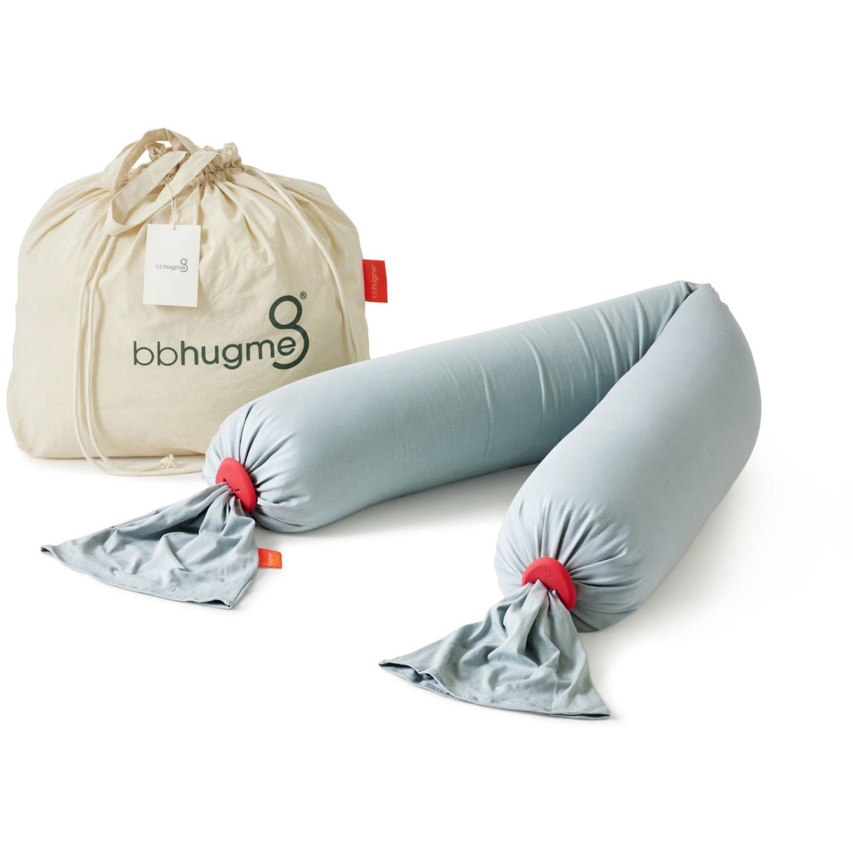 bbhugme Eucalyptus/Coral Pregnancy Pillow