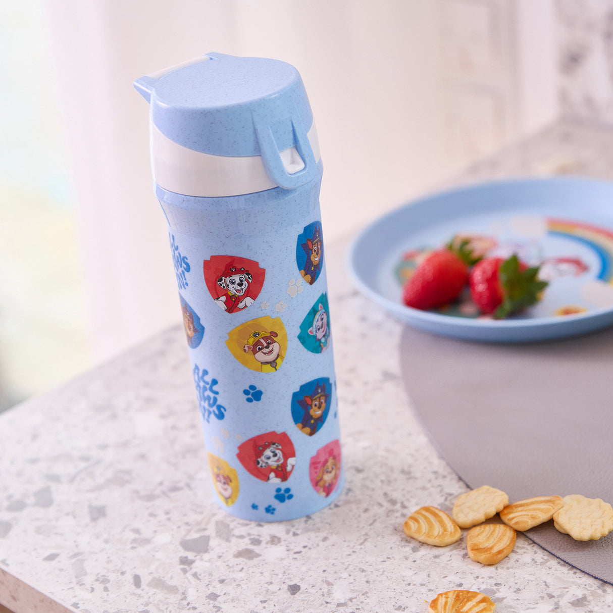 Koziol Organic Sky Blue Water Bottle 500Ml Stan 0,5 Grow Paw Patrol