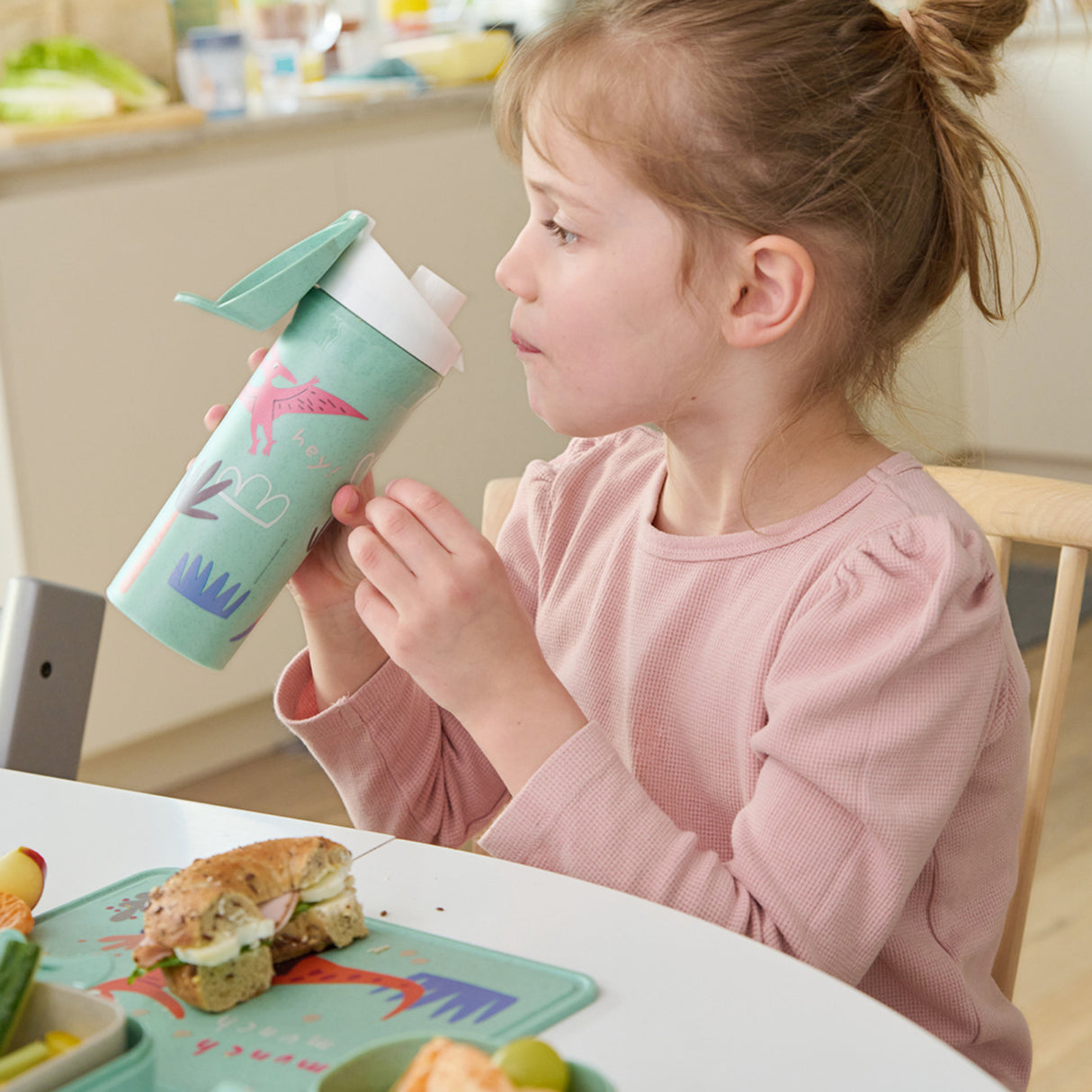 Koziol Organic Sage Green Water Bottle 500Ml Stan 0,5 Rex