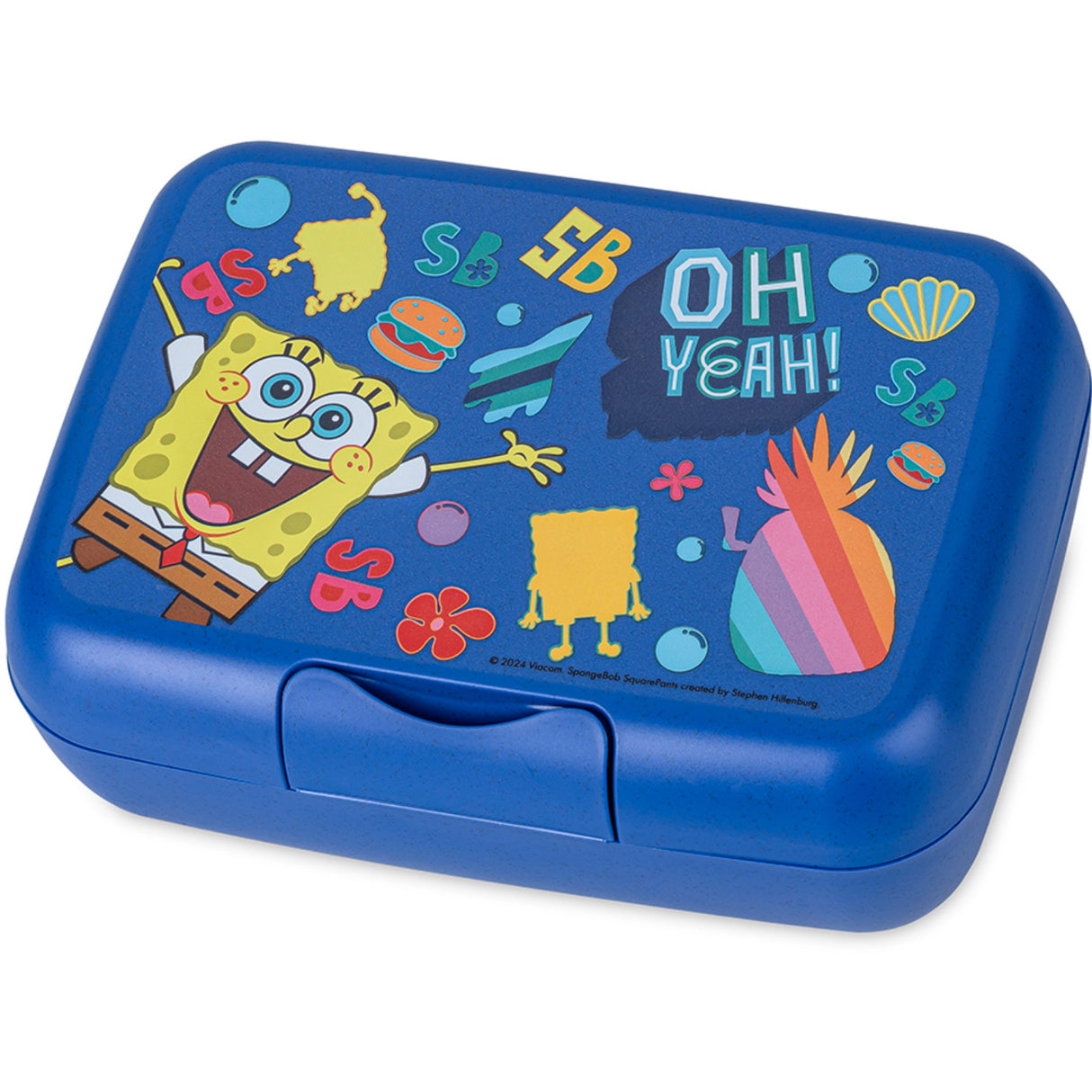 Koziol Organic Space Blue Lunch Box With Separation Bowl Candy L Spongebob Squarepants