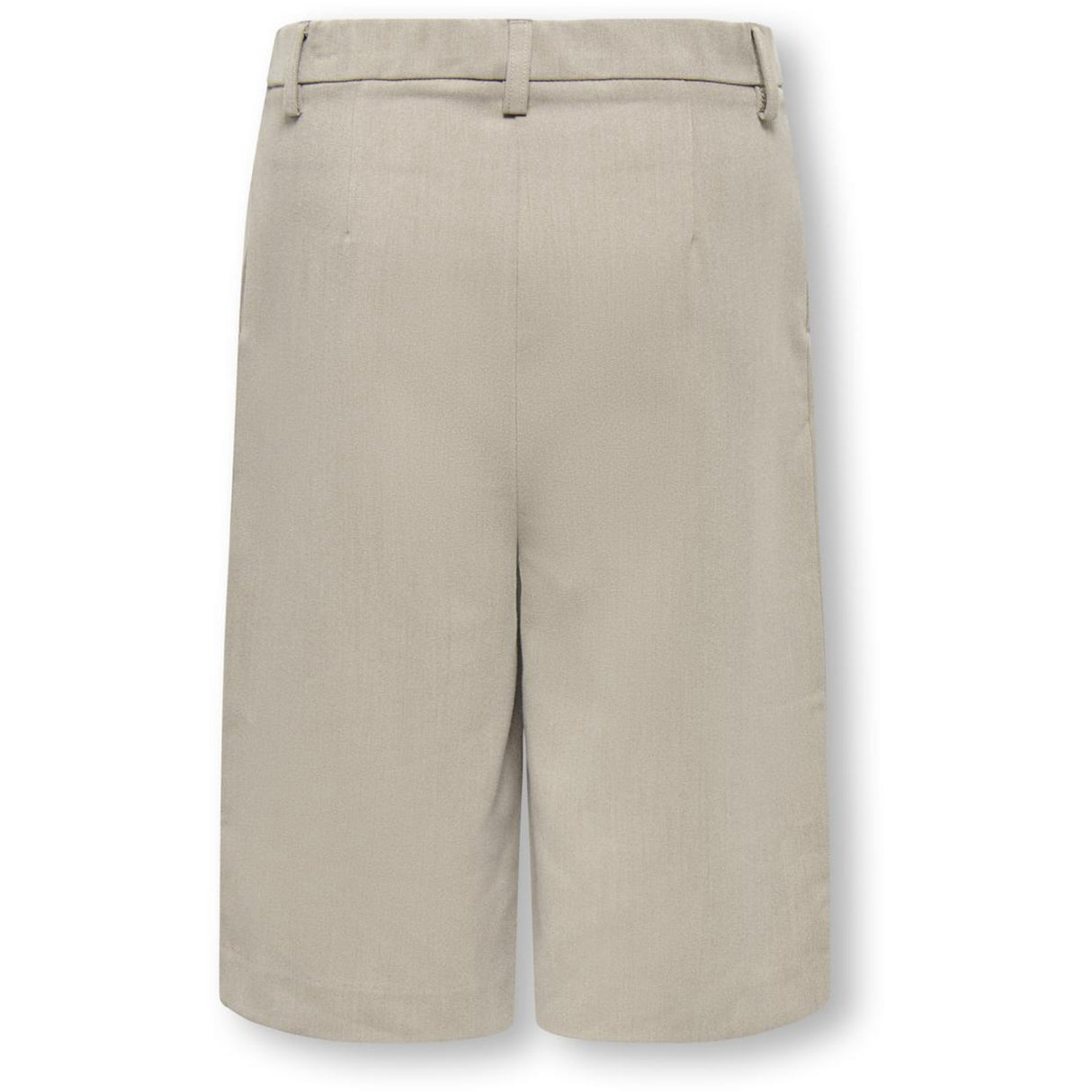 kids ONLY Taupe Gray Melange Koghattie-Zal Life Lc Wide Shorts Tlr