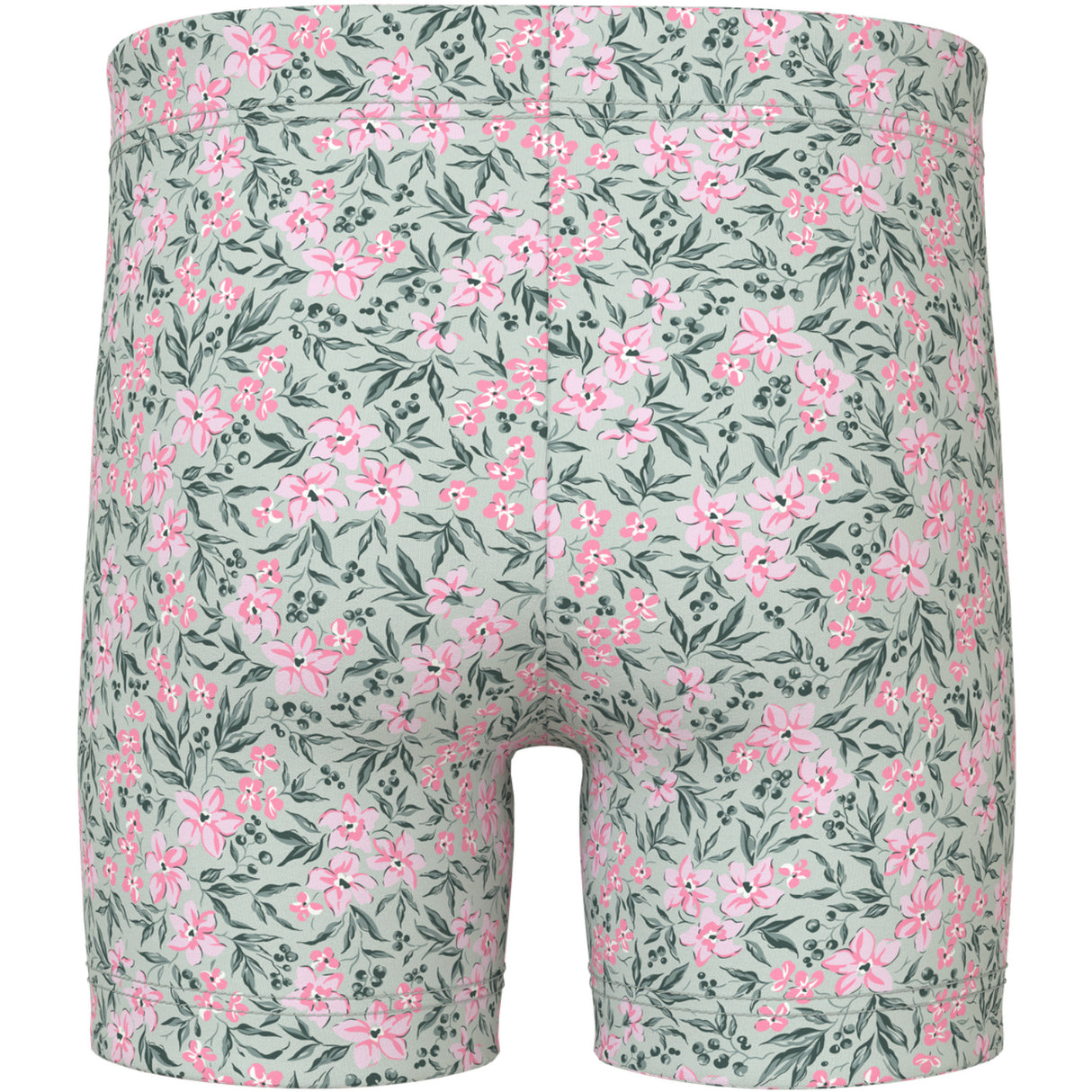 Name It Pale Aqua Pink Flowers Nmfvayo Short Leggings