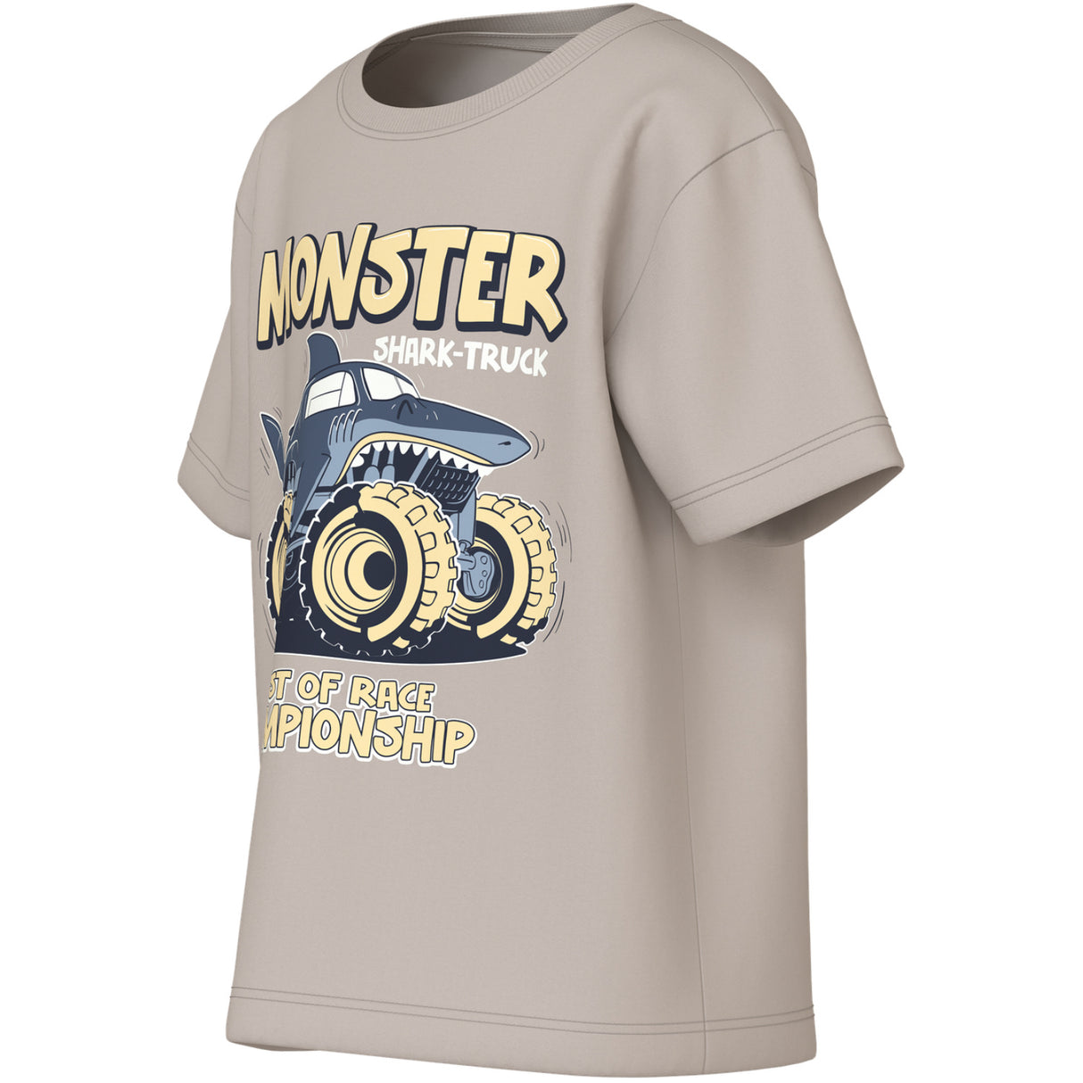 Name It Chateau Gray Monster Shark Nmmvanyo Ss Nreg Top