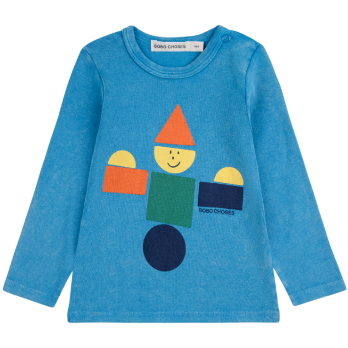 Bobo Choses Light Blue Wooden Toy T-Shirt