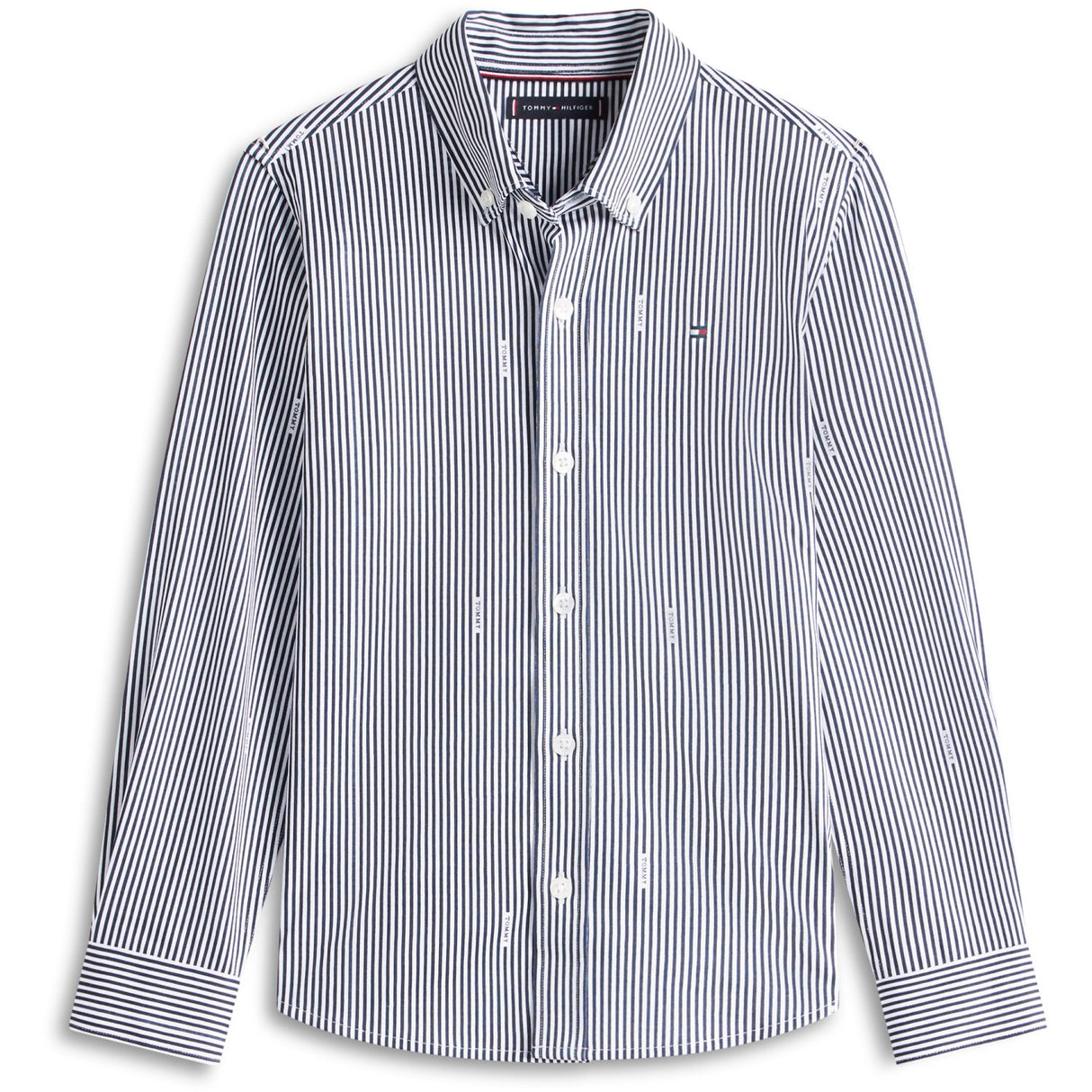 Tommy Hilfiger Dark Night Navy White Stripe Aop Jersey Shirt
