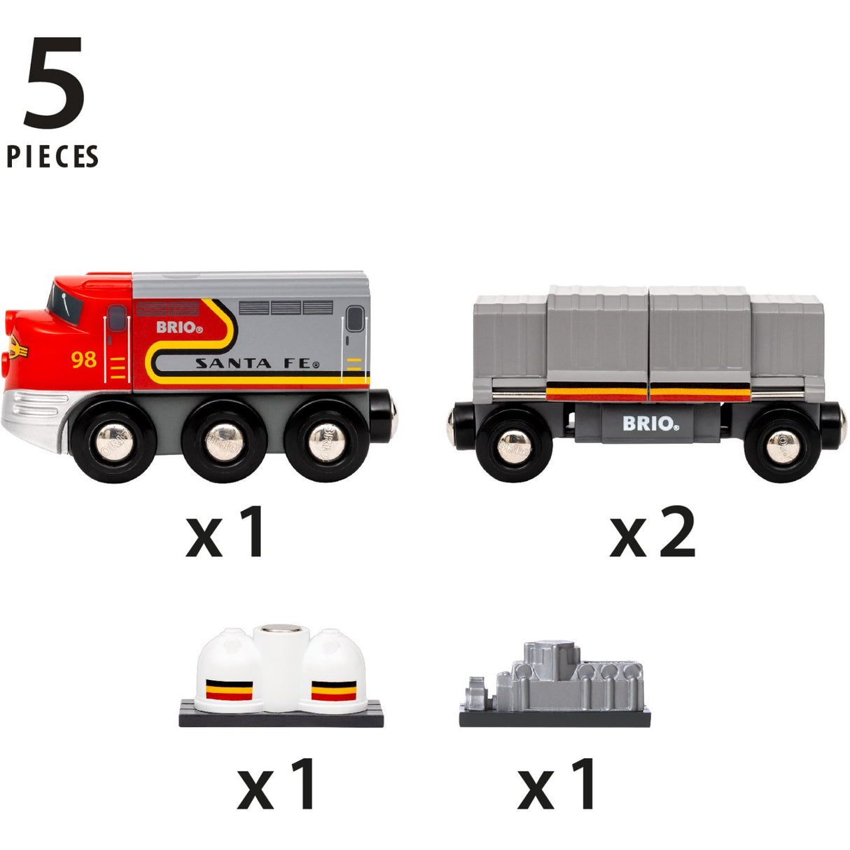 BRIO® 36089 Santa Fe Tog (Trains Of The World)