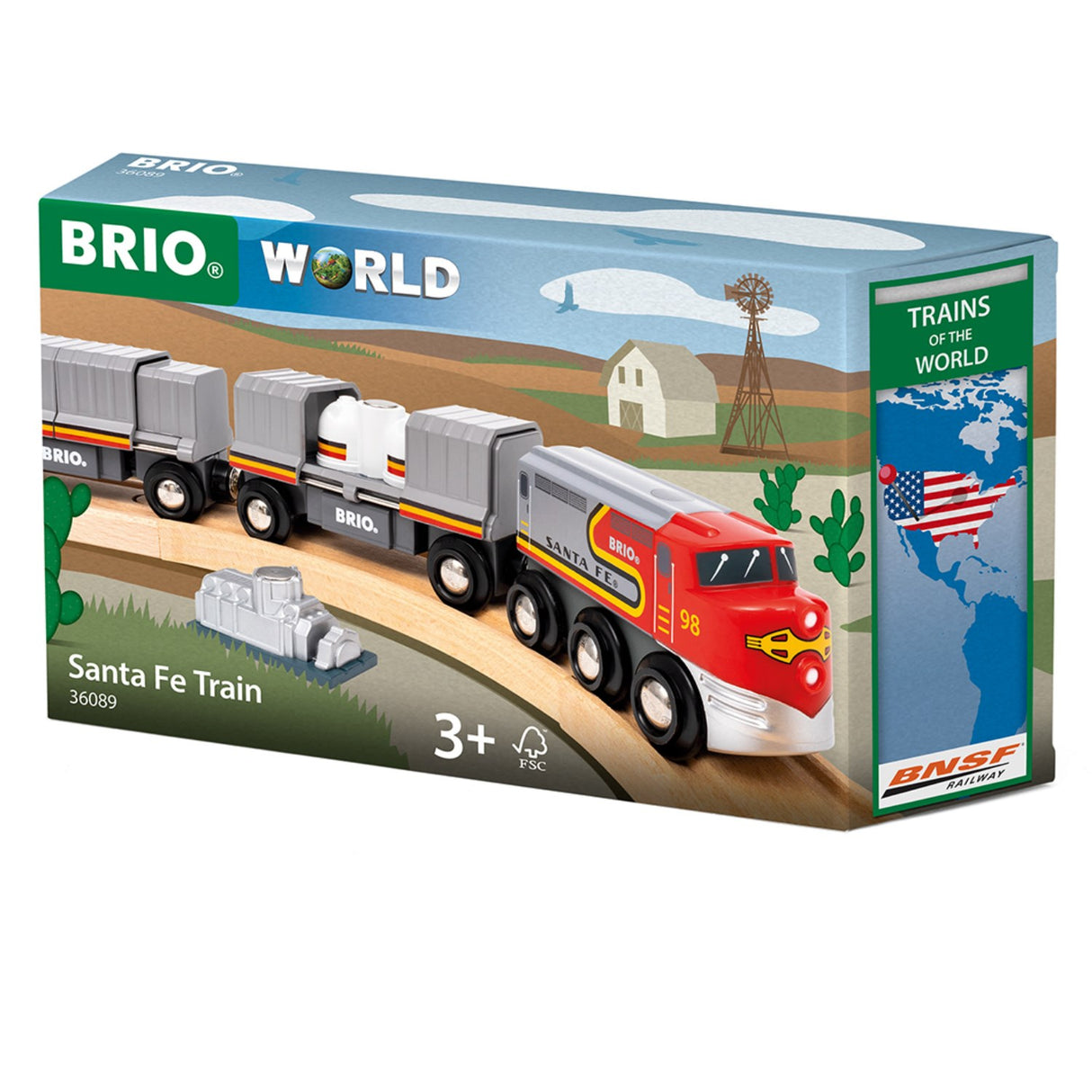 BRIO® 36089 Santa Fe Tog (Trains Of The World)