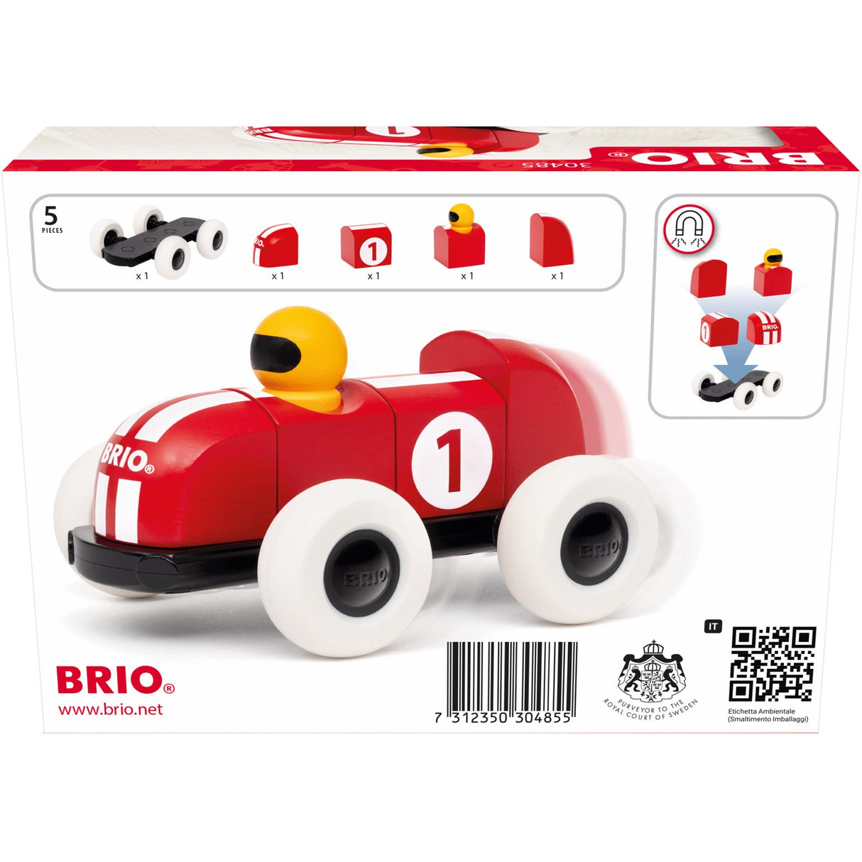 BRIO® 30485 Magnetisk Racerbil