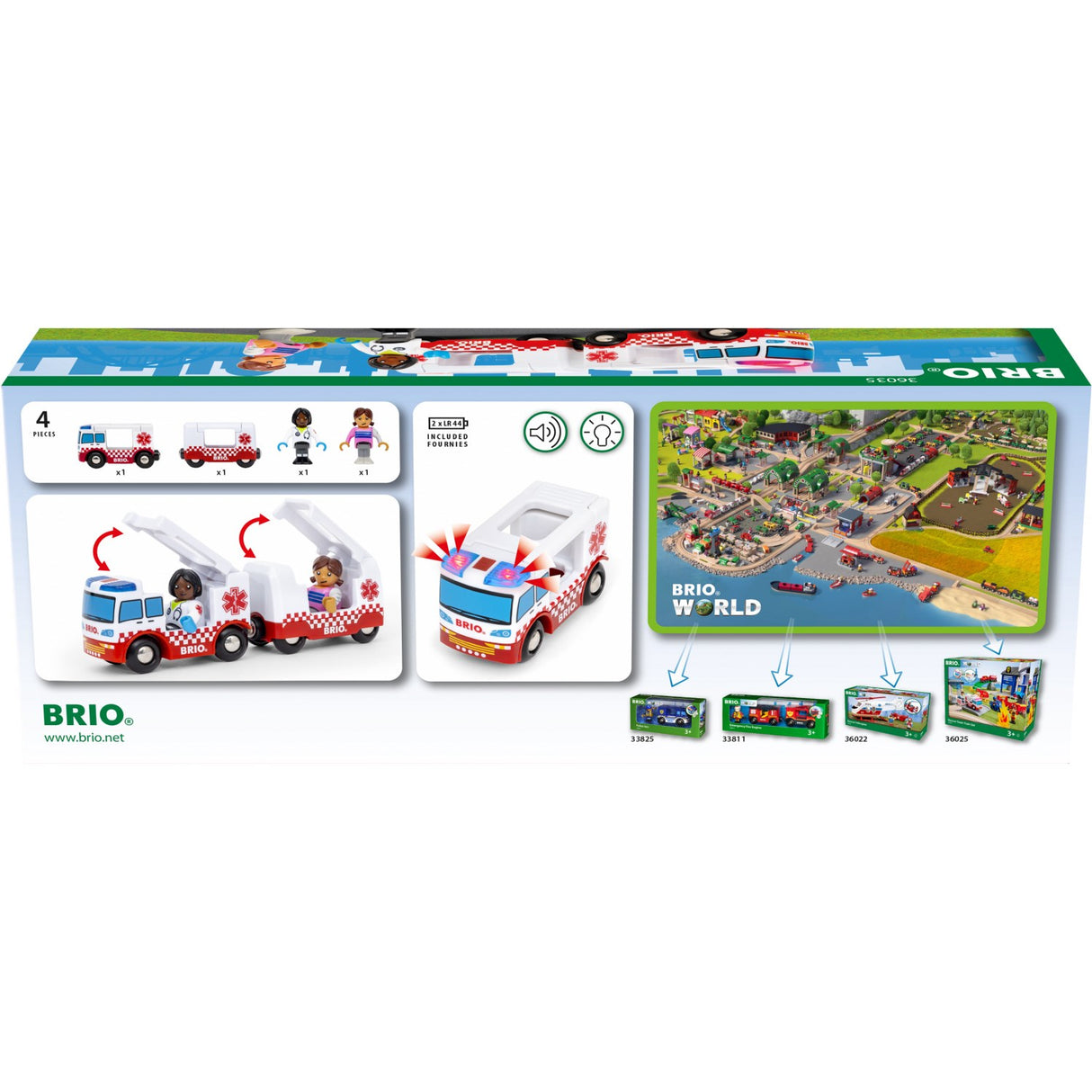BRIO® 36035 Redningsambulance