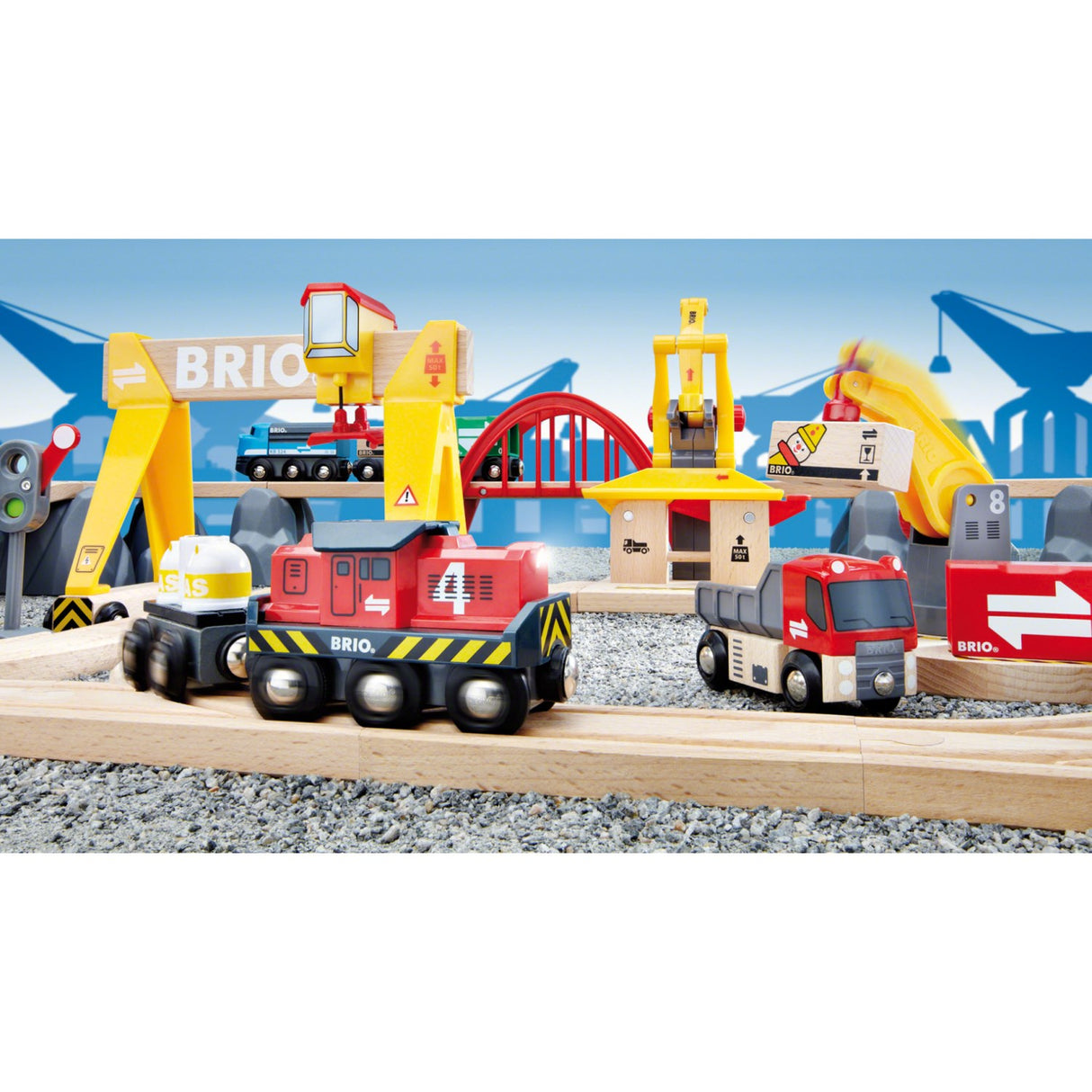 BRIO® 33097 Togbane I Plastkasse, 50 Dele