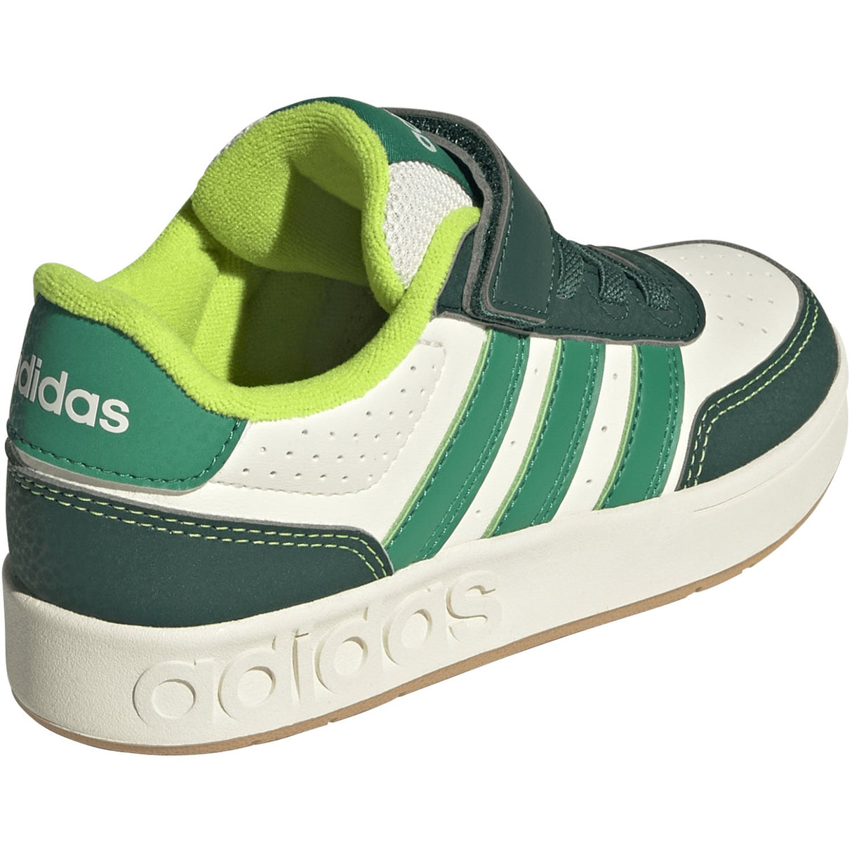 adidas Originals Off White/Collegiate Green/Court Green Breakbase C Sneakers