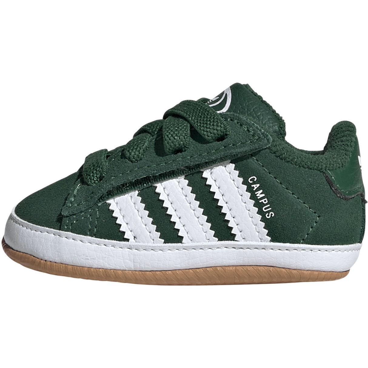adidas Originals Dark Green/Ftwr White/Gum 2 Campus 00S Crib Sneakers