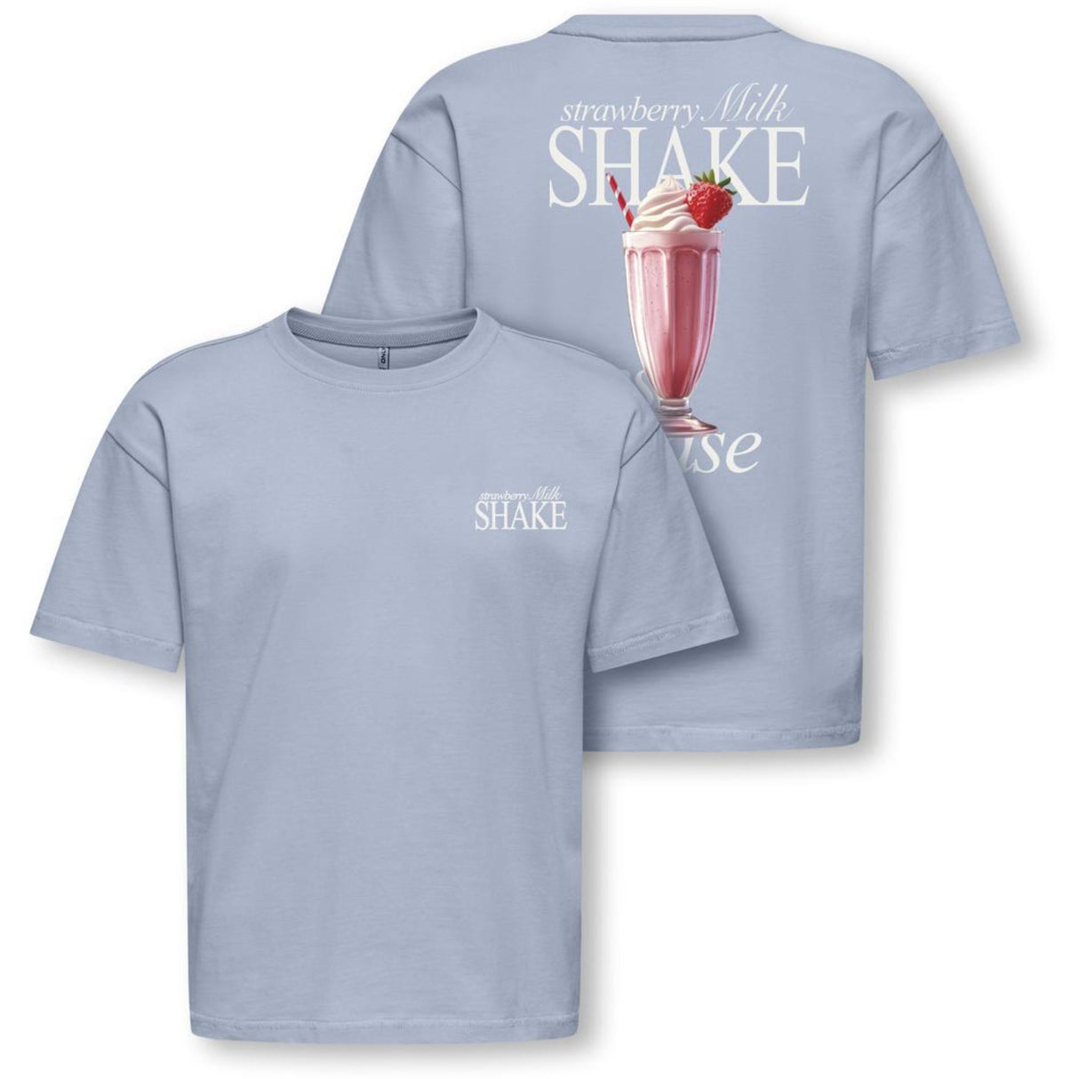 kids ONLY Soft Chambray Milkshake Koghelen Life S/S Loose Tee Jrs Noos