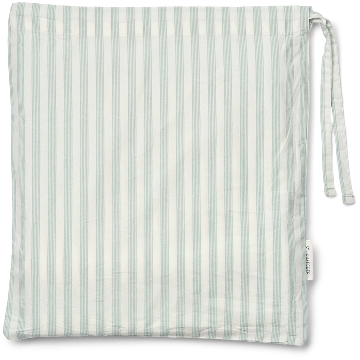 Studio Feder Soft Mint Stripe Bedding Percale