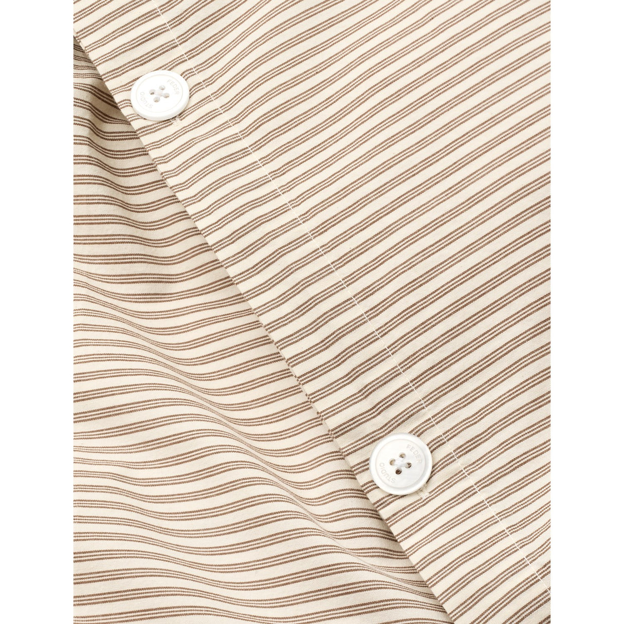 Studio Feder Brown Beach Stripe Bedding Percale