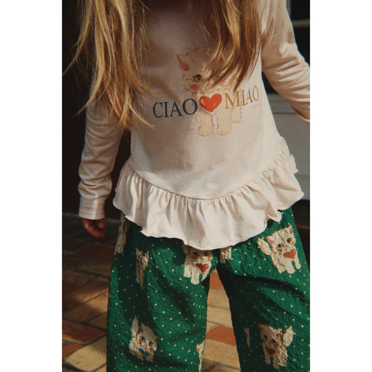 Konges Sløjd Dot Miao Verde Elin Pants Gots