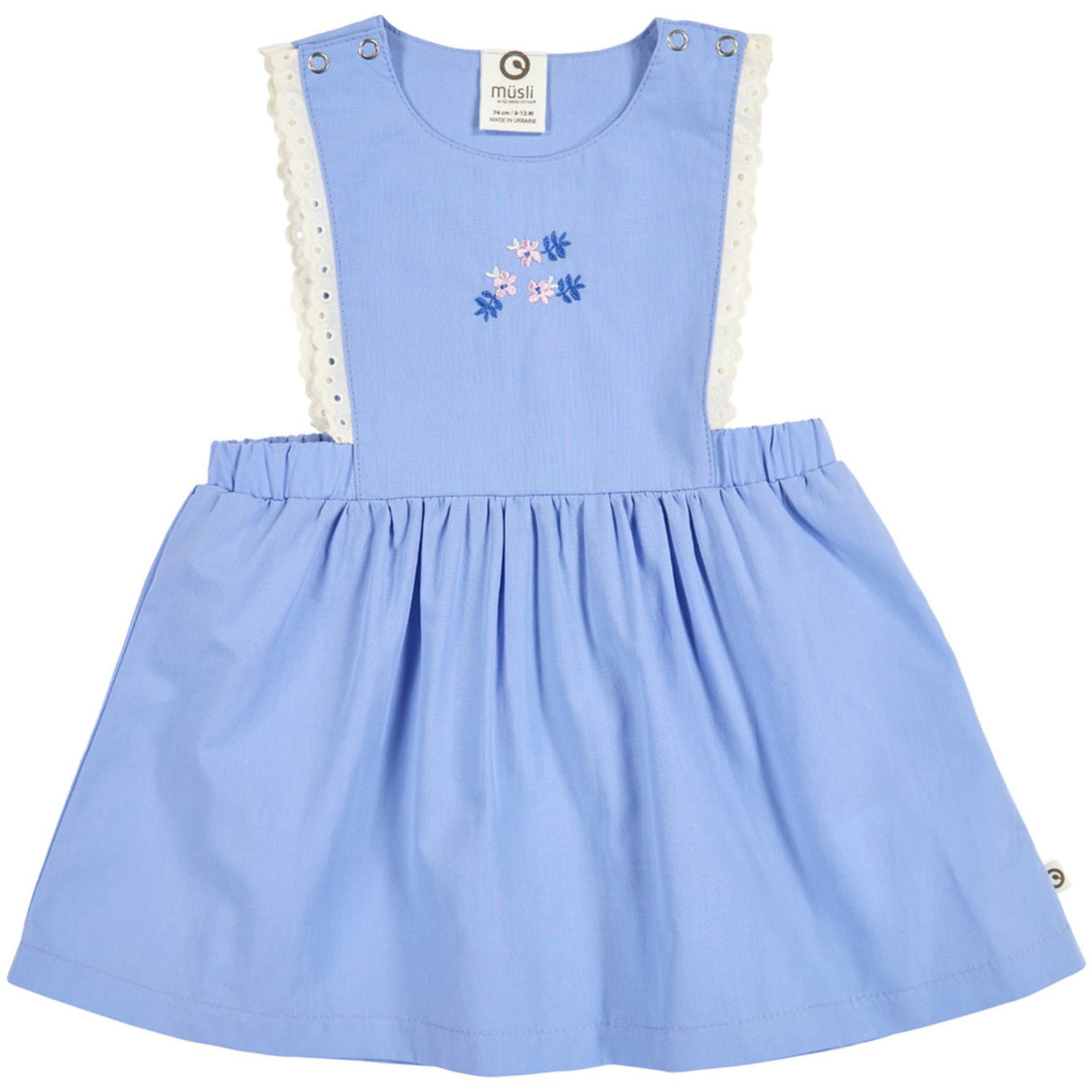Müsli Shell Blue Spring Pinafore Dress Baby
