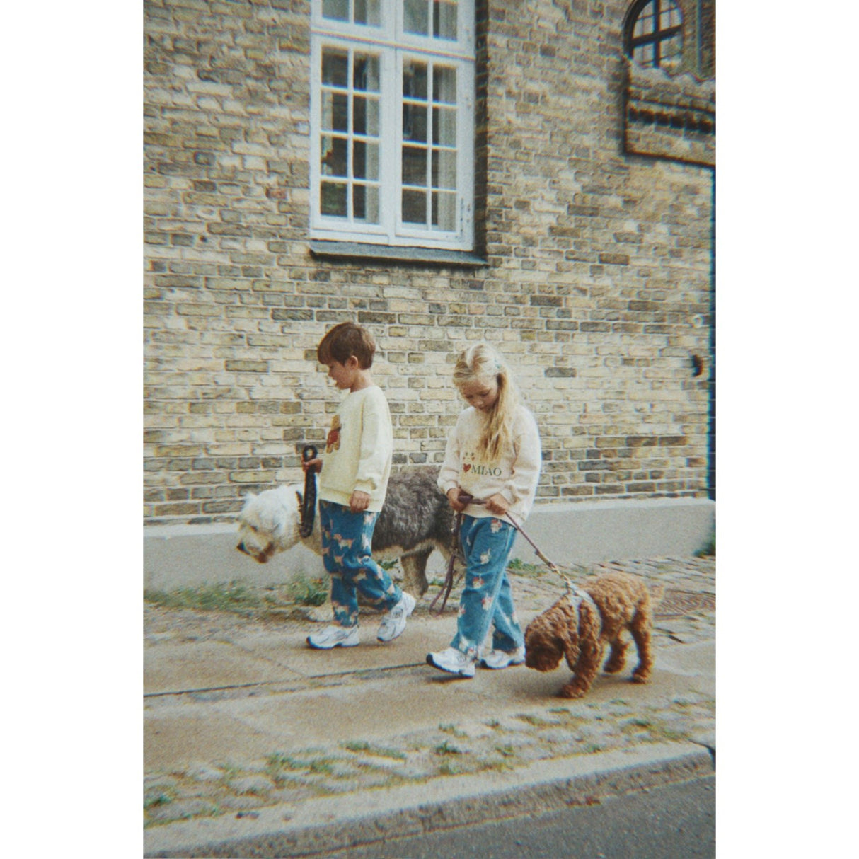 Konges Sløjd Bow Kitty Denim Magot Slit Pants Gots