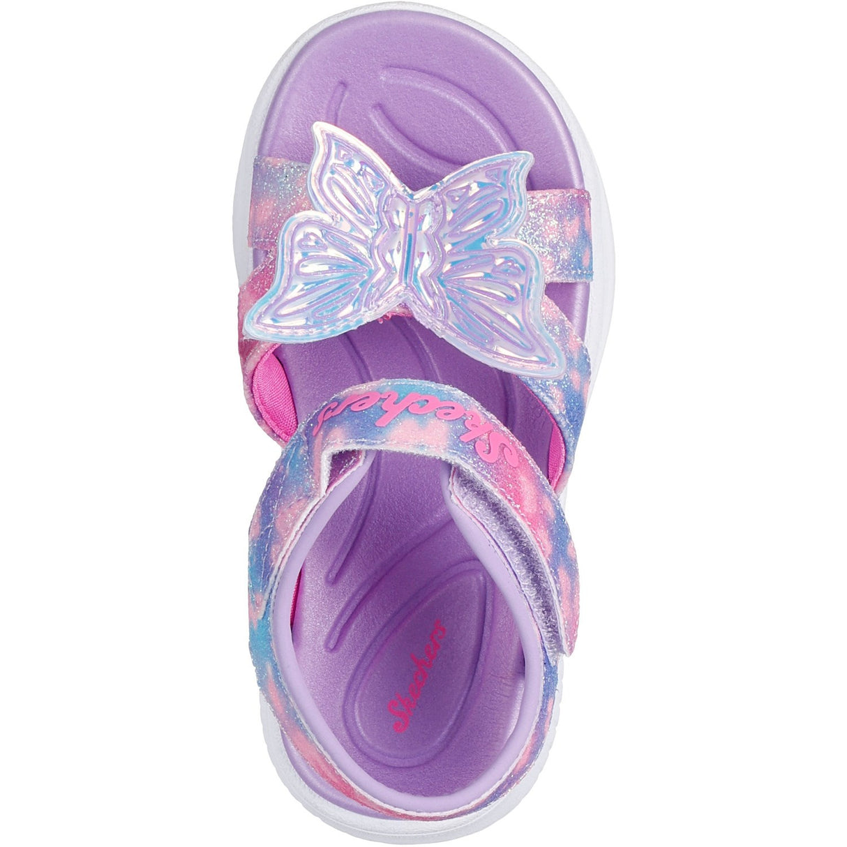 Skechers Purple S Lights - Jumpsters Sandal – Butterfly Brights