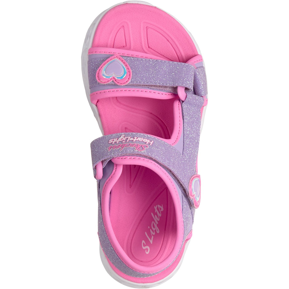 Skechers Purple Heart Lights Sandals