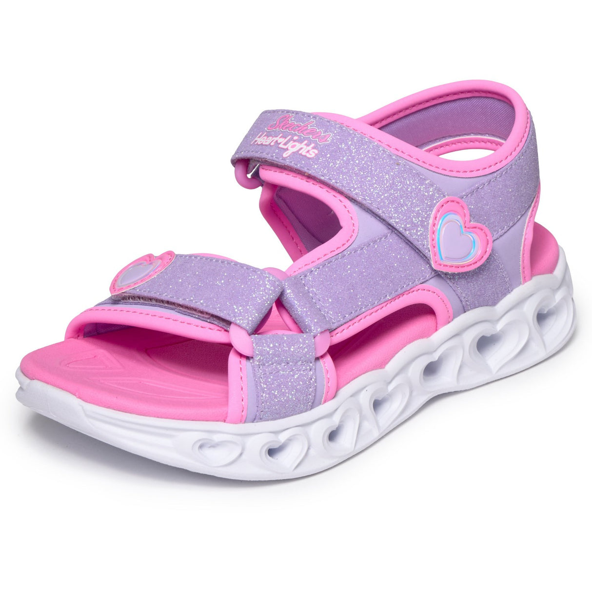Skechers Purple Heart Lights Sandals