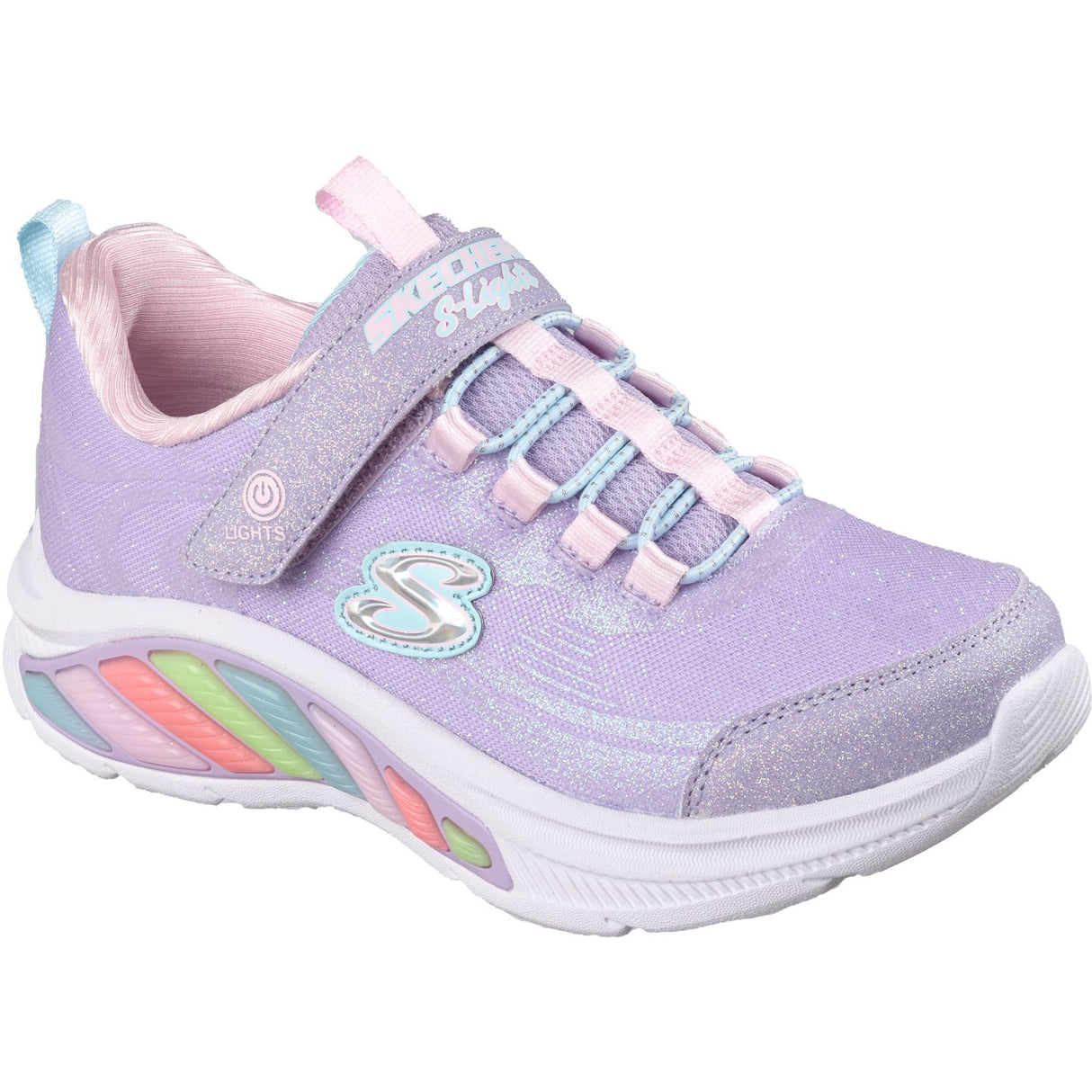 Skechers Purple Rainbow Cruisers - Glitzy Glow