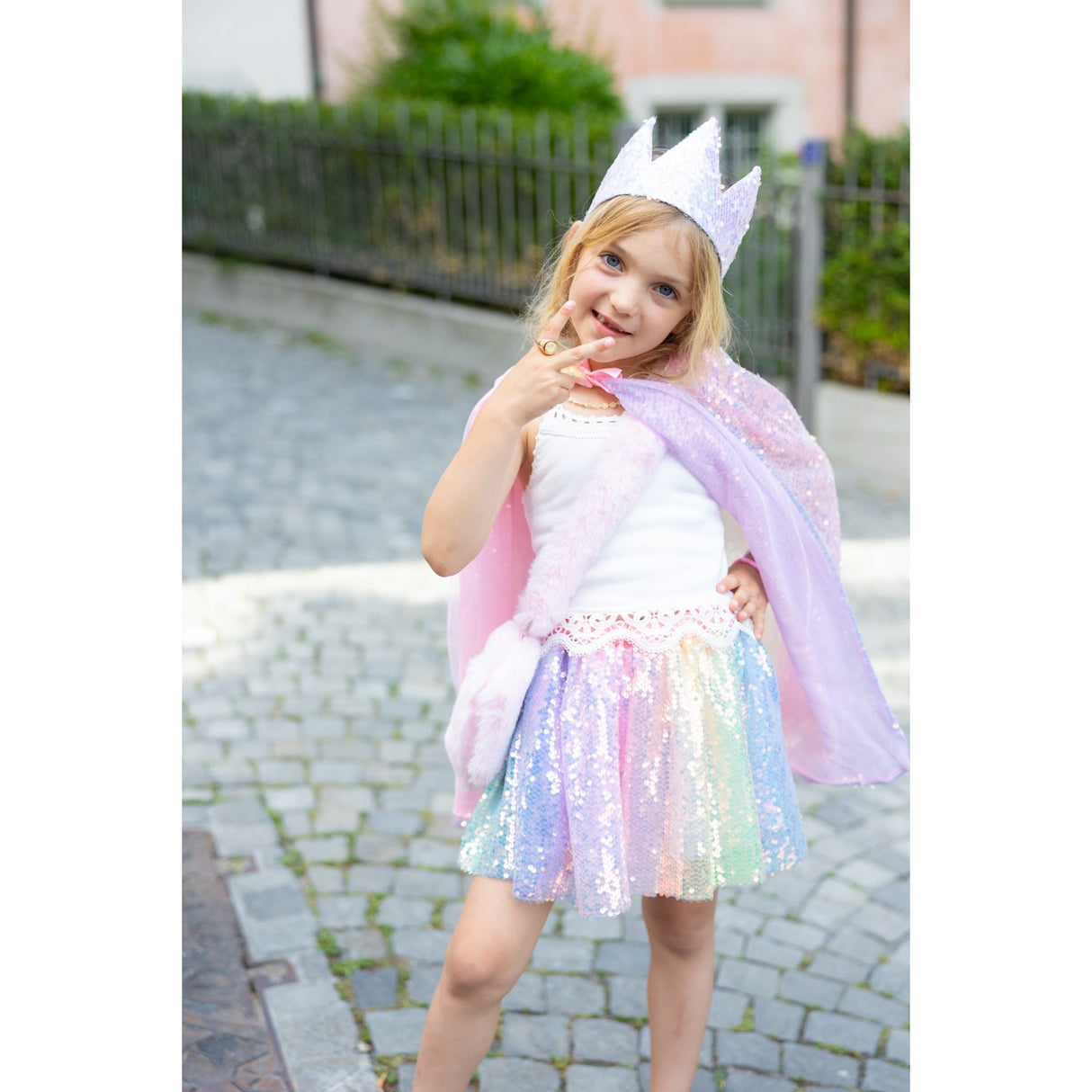 Great Pretenders Ombre Sequins Cape