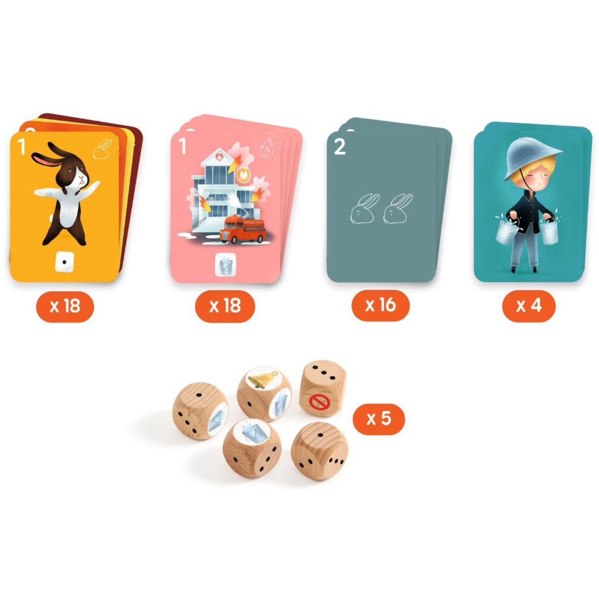 Djeco Dice Game, Pets Rescue