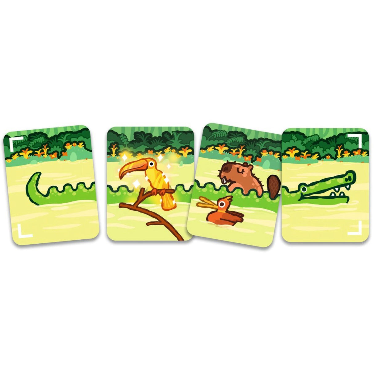 Djeco Card Game, Safari Croco