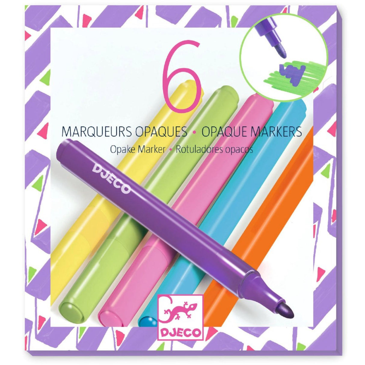 Djeco Acrylic Markers - 80's