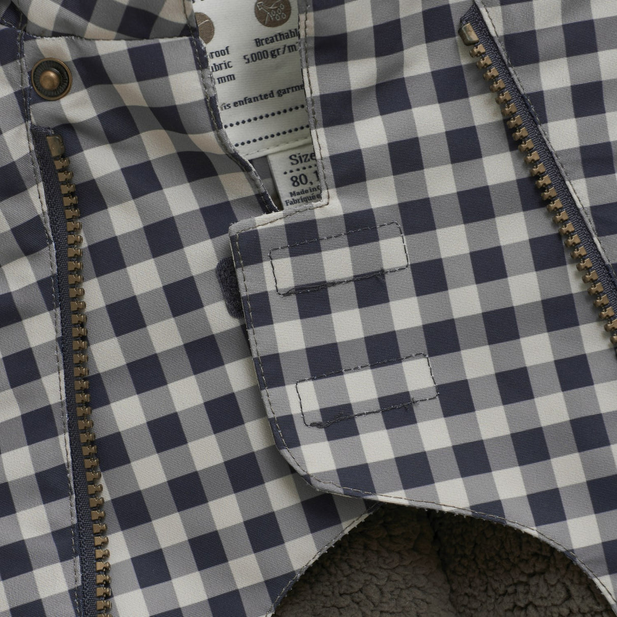 En Fant Ebony Baby Snowsuit Aop